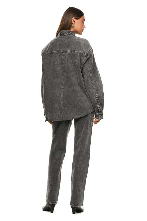 THE BLAKE GREY DENIM SHIRT - Image 5