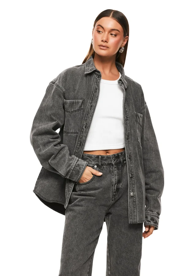 THE BLAKE GREY DENIM SHIRT - Image 4
