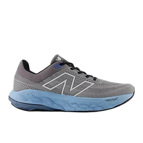 New Balance Men's Fresh Foam 860v14 Wide Grey/Blue M860F14 - Image 2