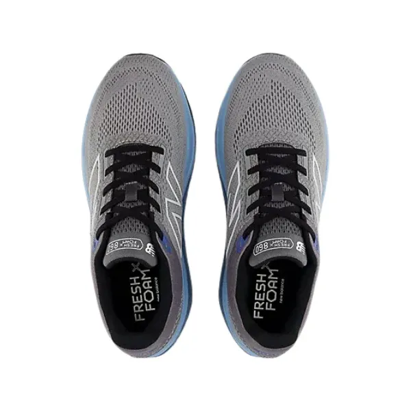 New Balance Men's Fresh Foam 860v14 Wide Grey/Blue M860F14 - Image 3