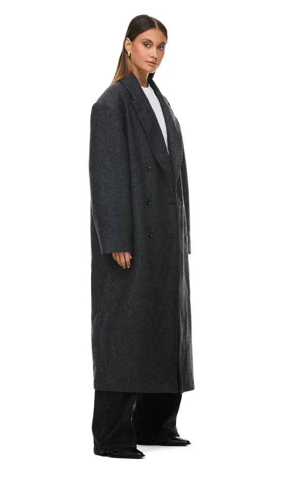 THE BOSTON OVERSIZED GREY COAT - Image 3