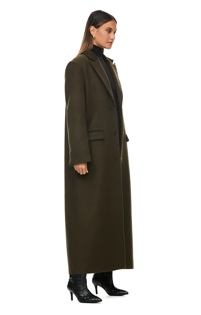 THE ISLA DEEP OLIVE COAT - Image 5