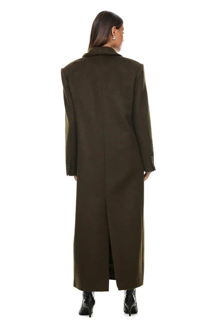 THE ISLA DEEP OLIVE COAT - Image 7