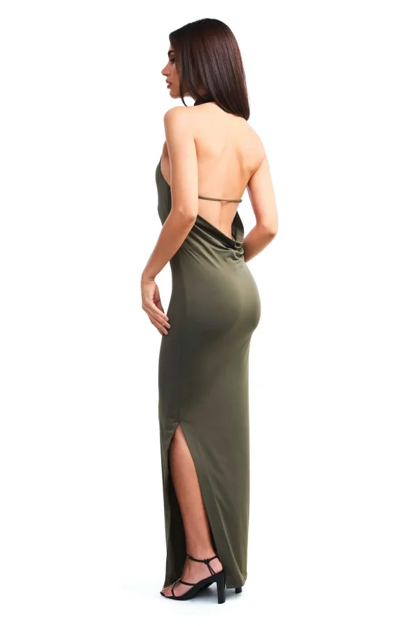 THE CANDICE MAXI DRESS MOSS - Image 2