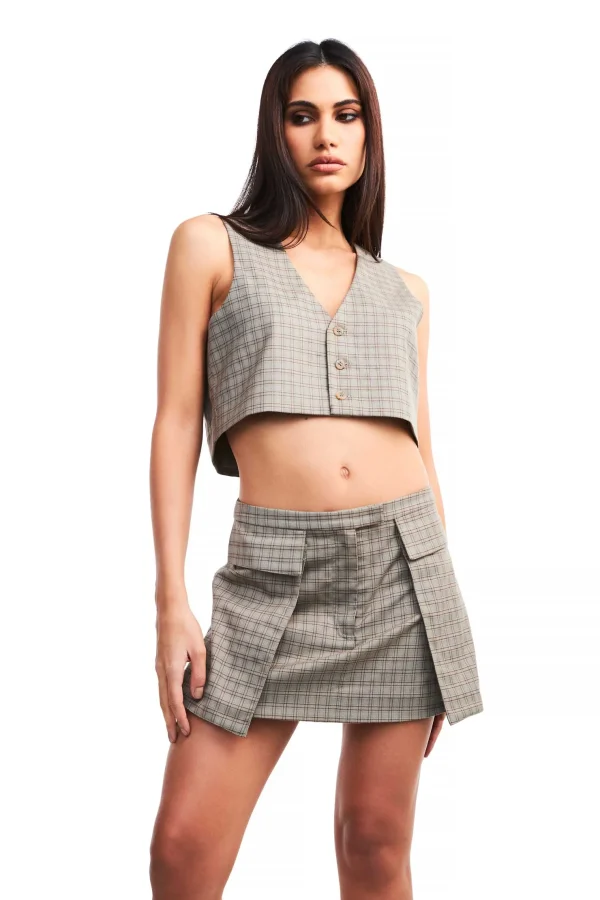 THE CARMEN VEST CHECK