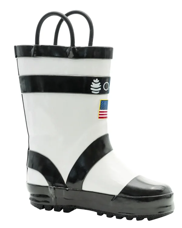 Astronaut Loop Handle Rubber Rain Boots - Image 2