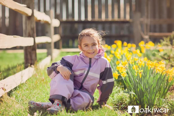 Children's Trail Suit, Lavender - Image 4