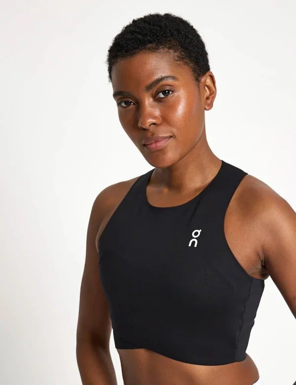Court Crop Top - Black