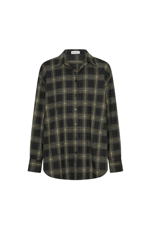 THE PAX OLIVE PLAID SHIRT - Image 8