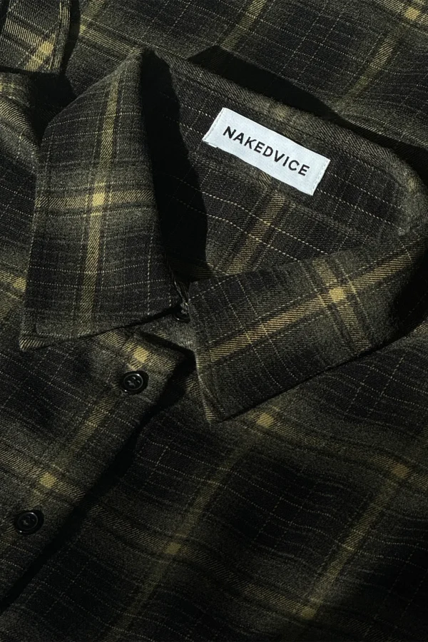THE PAX OLIVE PLAID SHIRT - Image 6