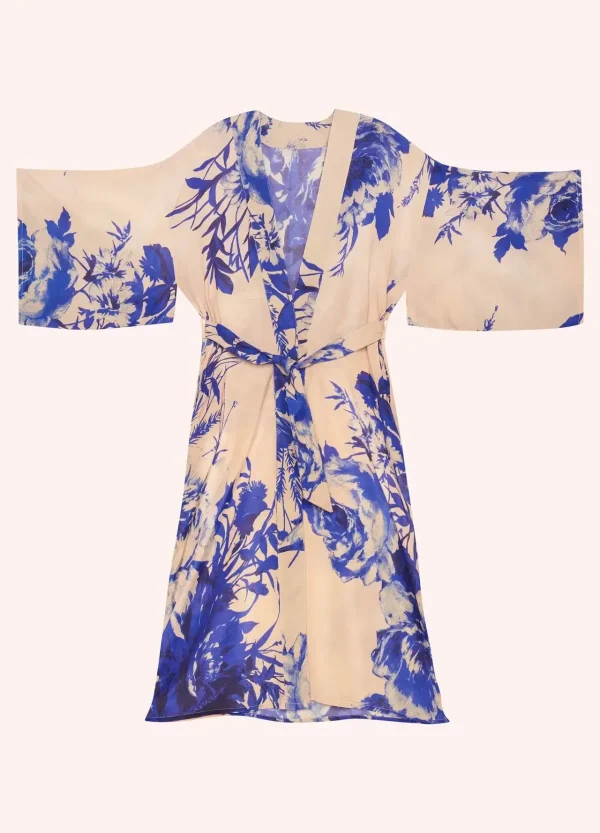 Powder Design Kimono Gown - China Blue Blooms - Image 3