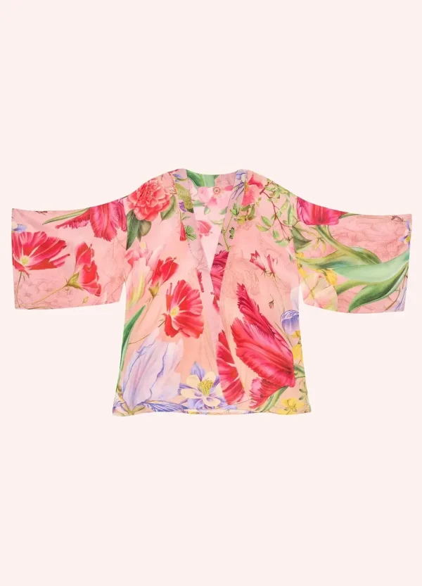 Powder Design Kimono Jacket - Floral Study - Petal - Image 3