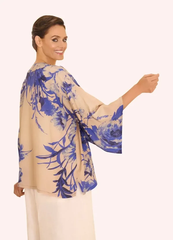 Powder Design Kimono Jacket - China Blue Blooms - Image 3