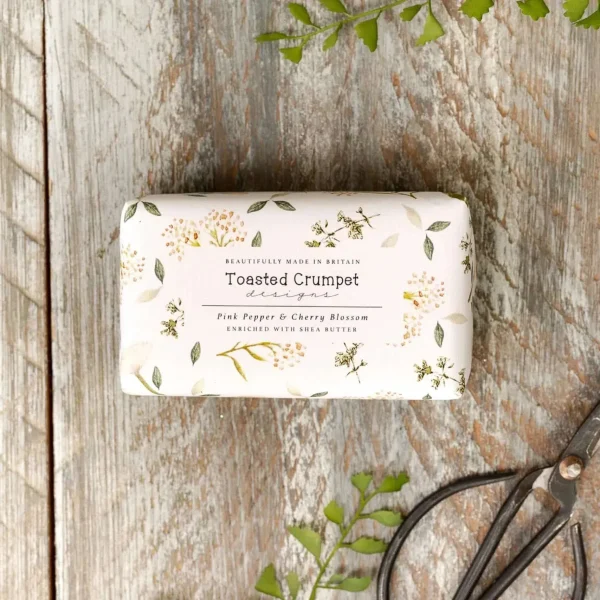 'Pink Pepper & Cherry Blossom' Soap Bar - Image 2