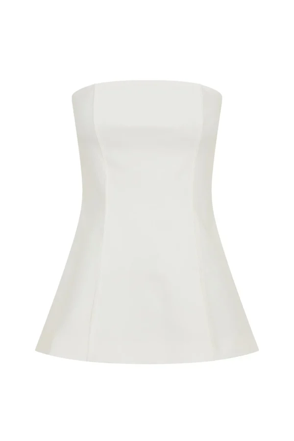 THE REMY WHITE STRAPLESS TOP - Image 5