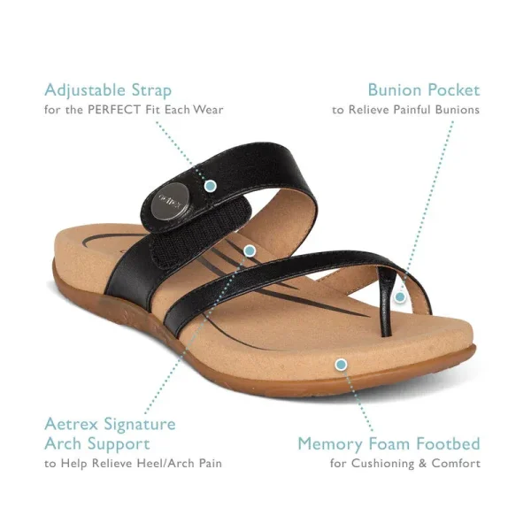 Aetrex Women's Izzy Black - Image 7