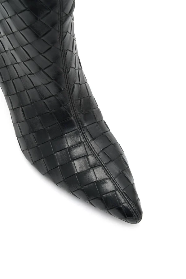 THE SEREN BLACK CROSSHATCH BOOT - Image 5
