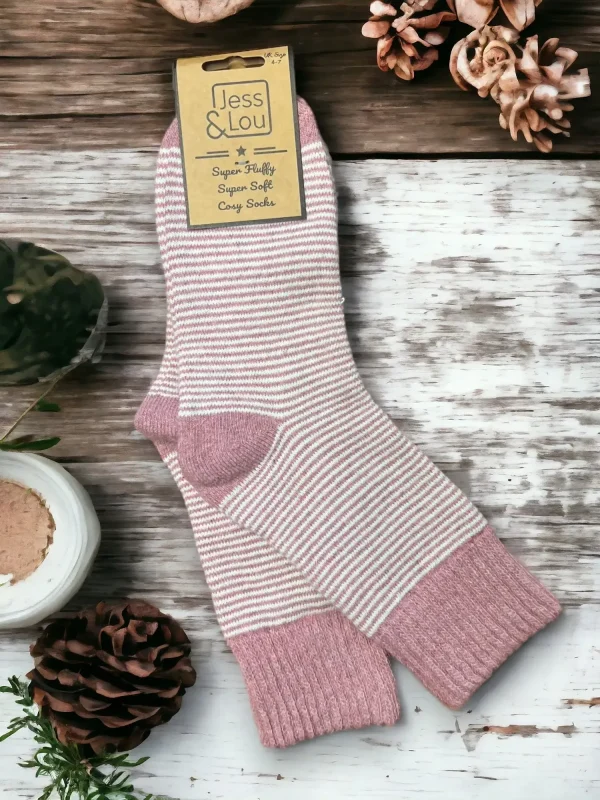 Jess & Lou - Sleek Stripe Ribbed Socks - Image 5