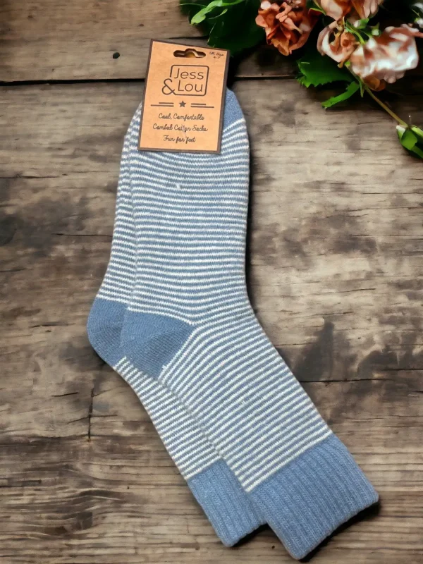 Jess & Lou - Sleek Stripe Ribbed Socks - Image 4
