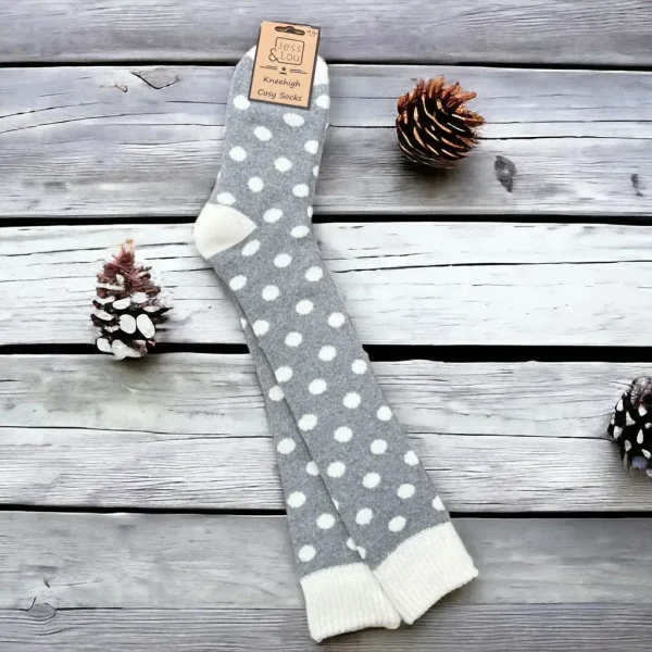 Jess & Lou - Splendid Spots Super Cosy Knee High Socks - Image 2