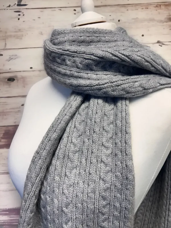 Jess & Lou - Cable Knit Scarf - Image 2