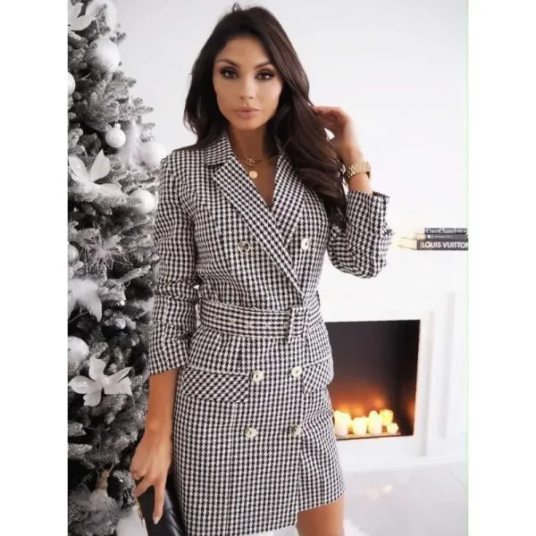 Rayla - elegante effen chique jurk - Image 2