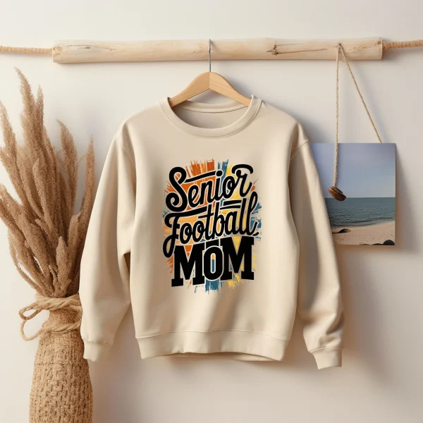 Senior Football Mom Sweatshirt - Image 2