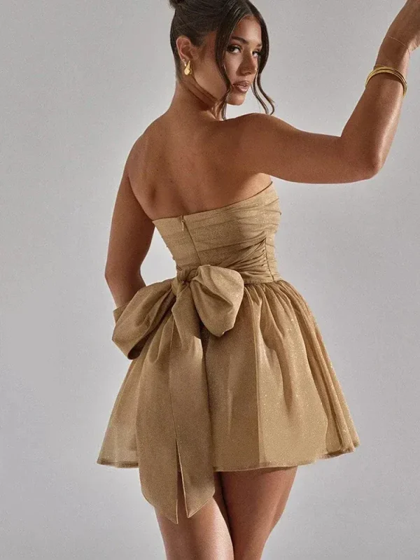 Magnolia - elegante strapless sequindress - Image 6