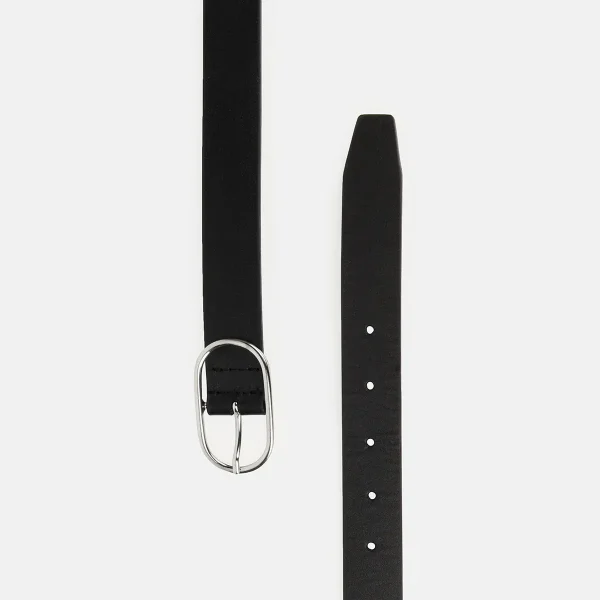 The Sleek Belt Silver Black - Image 3