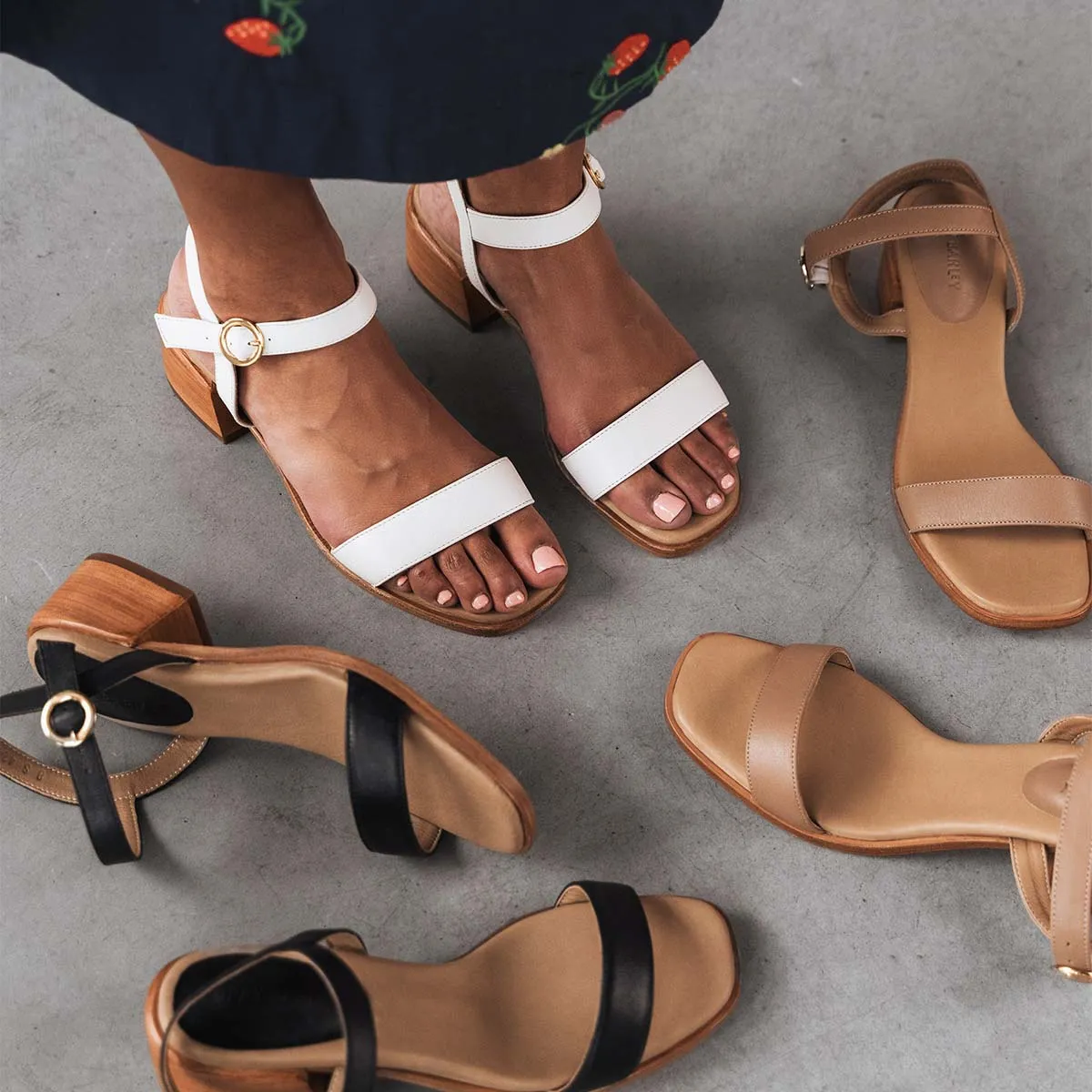 The Social Heeled Sandal Panna Cotta - Image 7