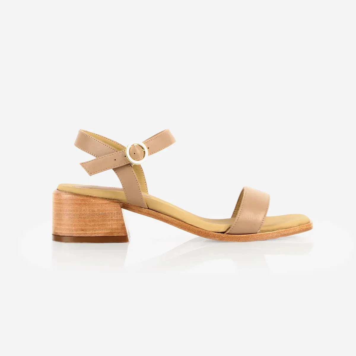 The Social Heeled Sandal Biscotti