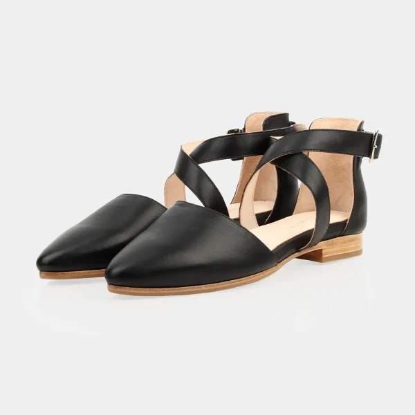 The Strappy Sandal Black - Image 6