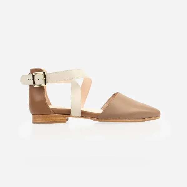 The Strappy Sandal Tri-Colour