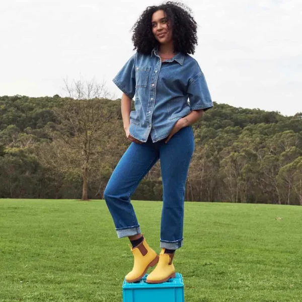 Bobbi Ankle Boot // Sunflower Yellow - Image 11