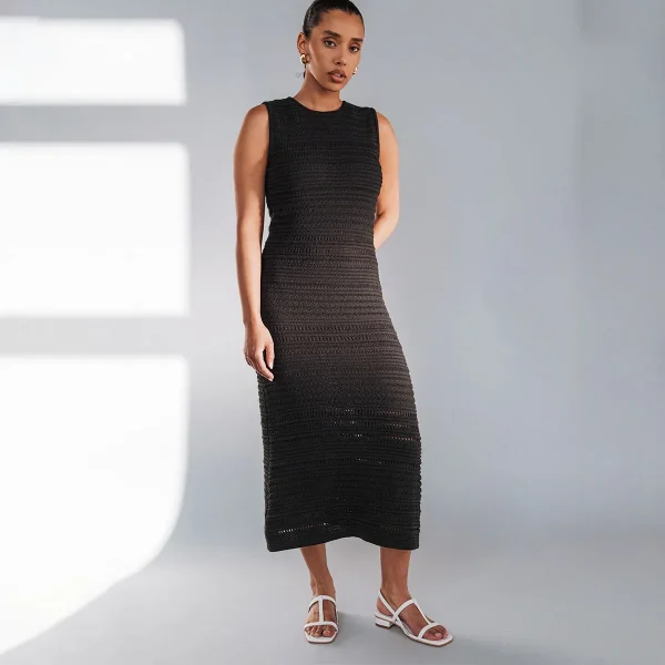 The Sunset Dress Black