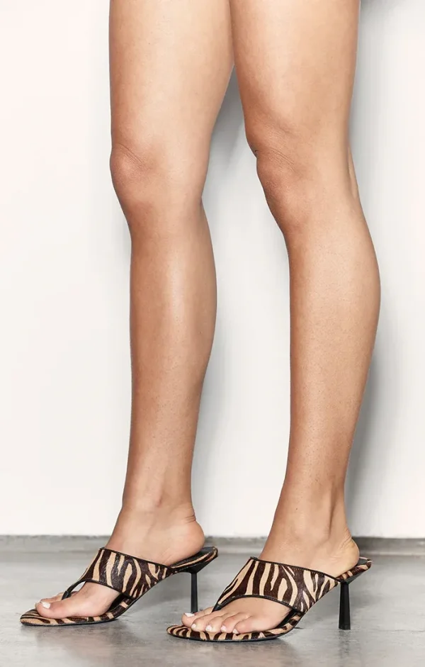 THE TASHA ZEBRA HEEL - Image 2