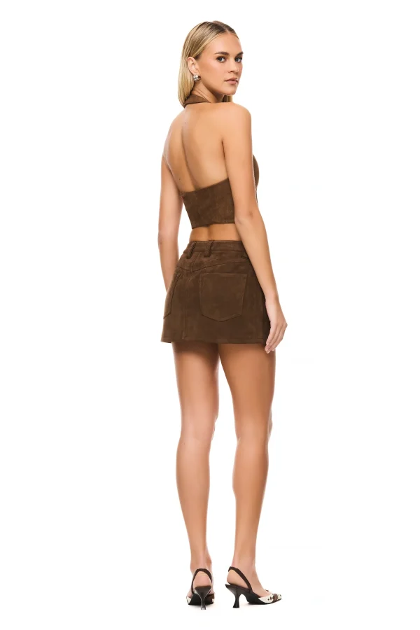 THE BROOKLYN BROWN SKIRT - Image 3