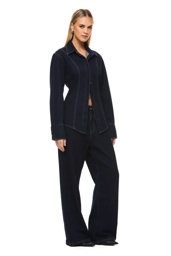 THE WATSON DARK INDIGO SHIRT - Image 5
