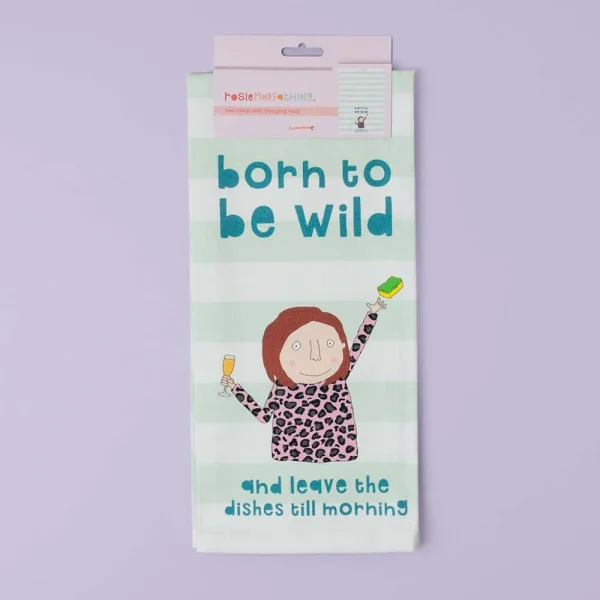 Born To Be Wild Tea Towel