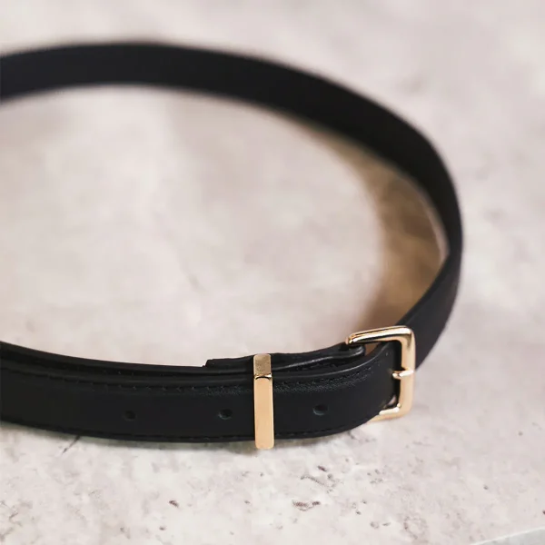 The Trouser Belt Gold Black - Image 3