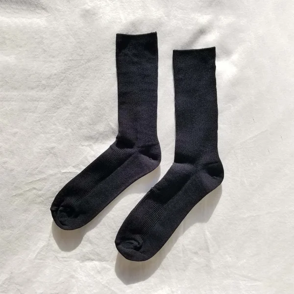 Le Bon Shoppe Trouser Socks Black - Image 3