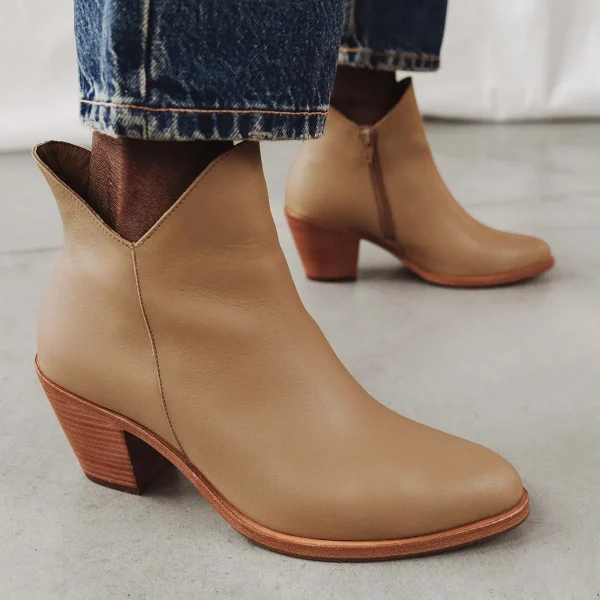 The Two Point Five Ankle Boot Latte - Image 4