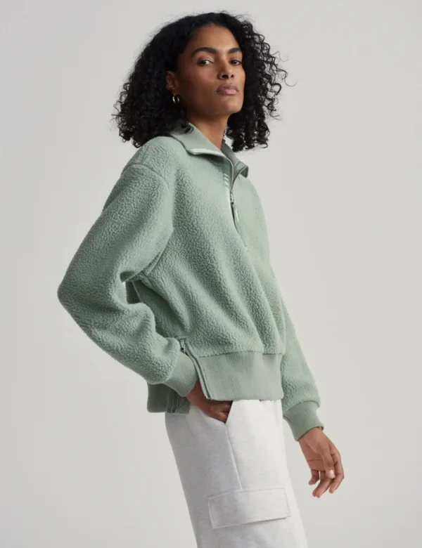 Roselle Half-Zip Fleece - Lily Pad - Image 2