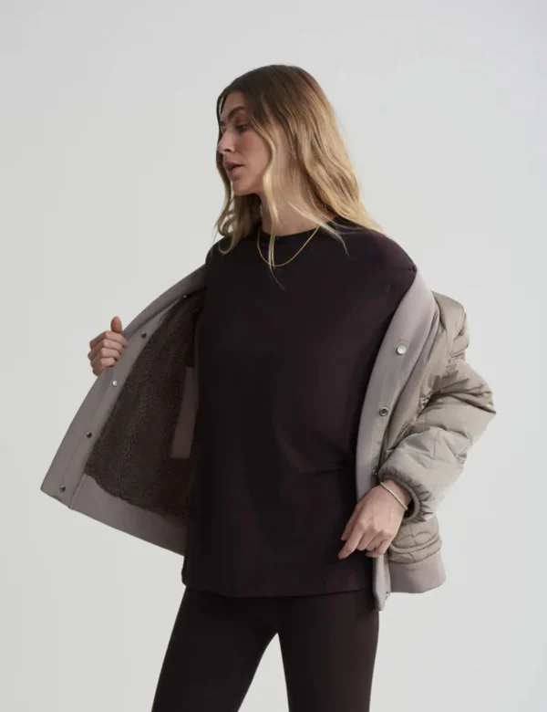 Joanna Reversible Jacket - Fungi/Coffee Quartz - Image 3