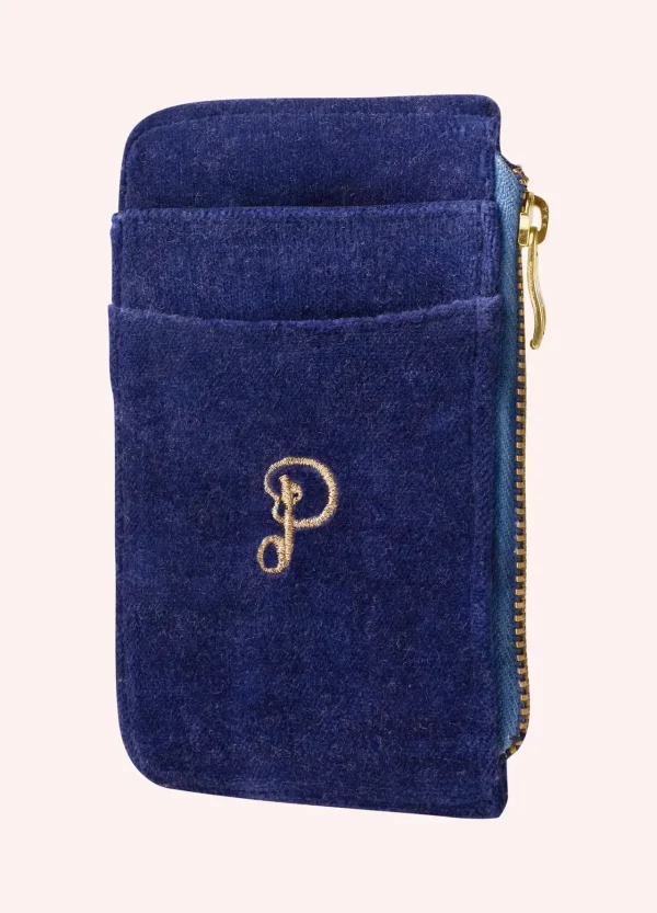Powder Design Velvet Card Holder - Jolly Jelly - Navy - Image 3