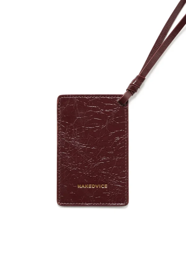 THE VENICE BURGUNDY LUGGAGE TAG - Image 2