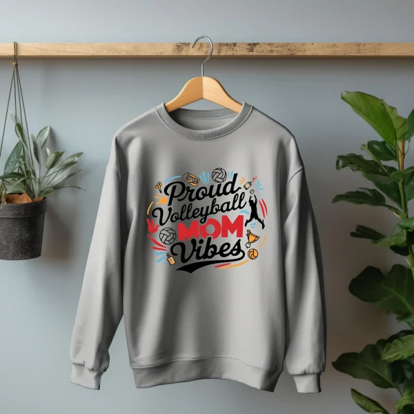Volleyball Mom Sweatshirt - Image 2