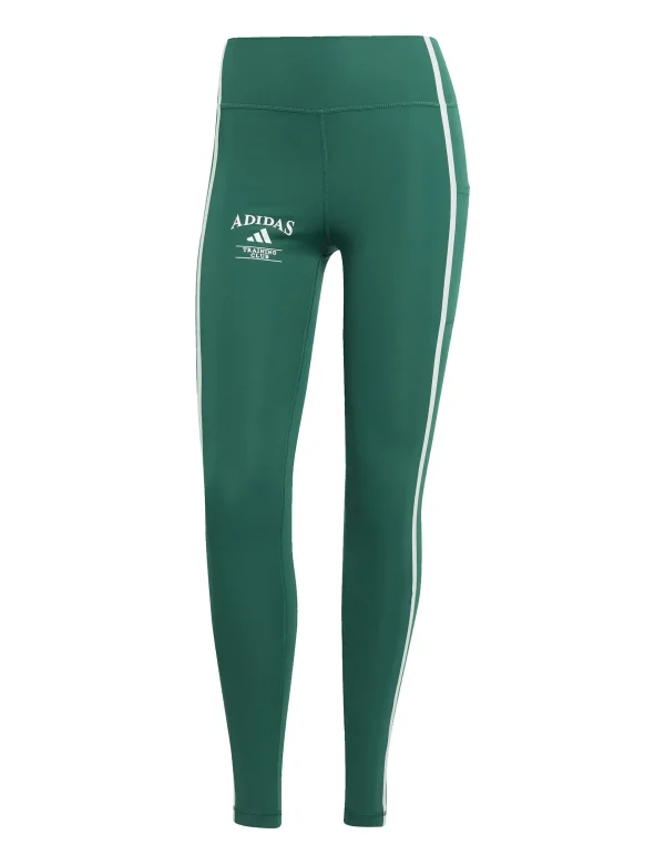 Optime Heritage 7/8 Leggings - Collegiate Green/Chalk White - Image 6