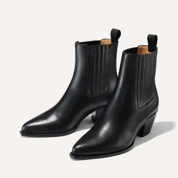 The Agnes Boot - Black Calf - Image 3