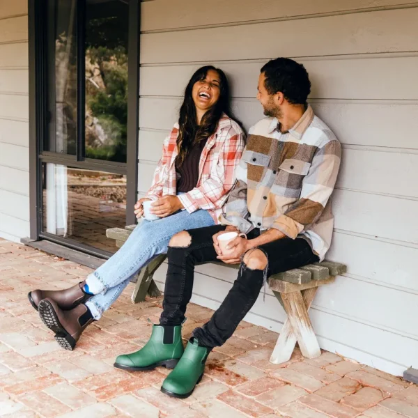 Bobbi Ankle Boot // Alpine Green & Black - Image 9